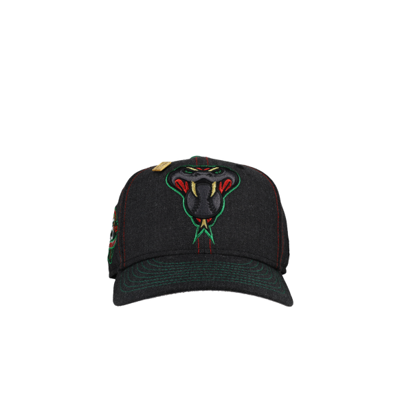 Arizona Diamondbacks Contrast Stitch Metallic 25th Anny 59Fifty Fitted Hat