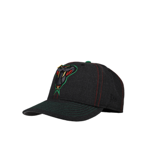 Arizona Diamondbacks Contrast Stitch Metallic 25th Anny 59Fifty Fitted Hat