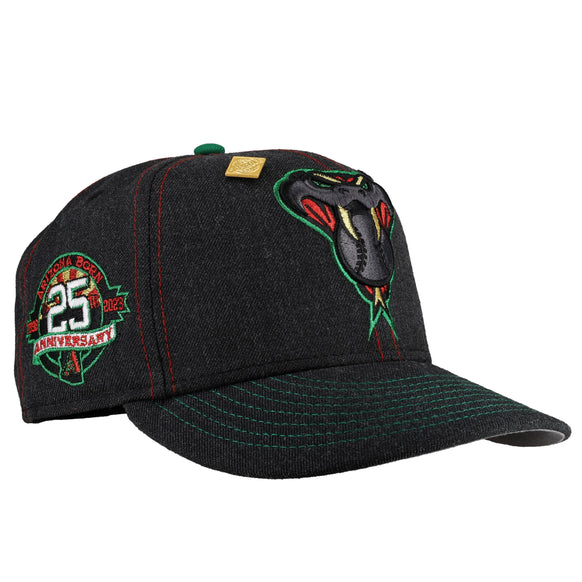 Arizona Diamondbacks Contrast Stitch Metallic 25th Anny 59Fifty Fitted Hat