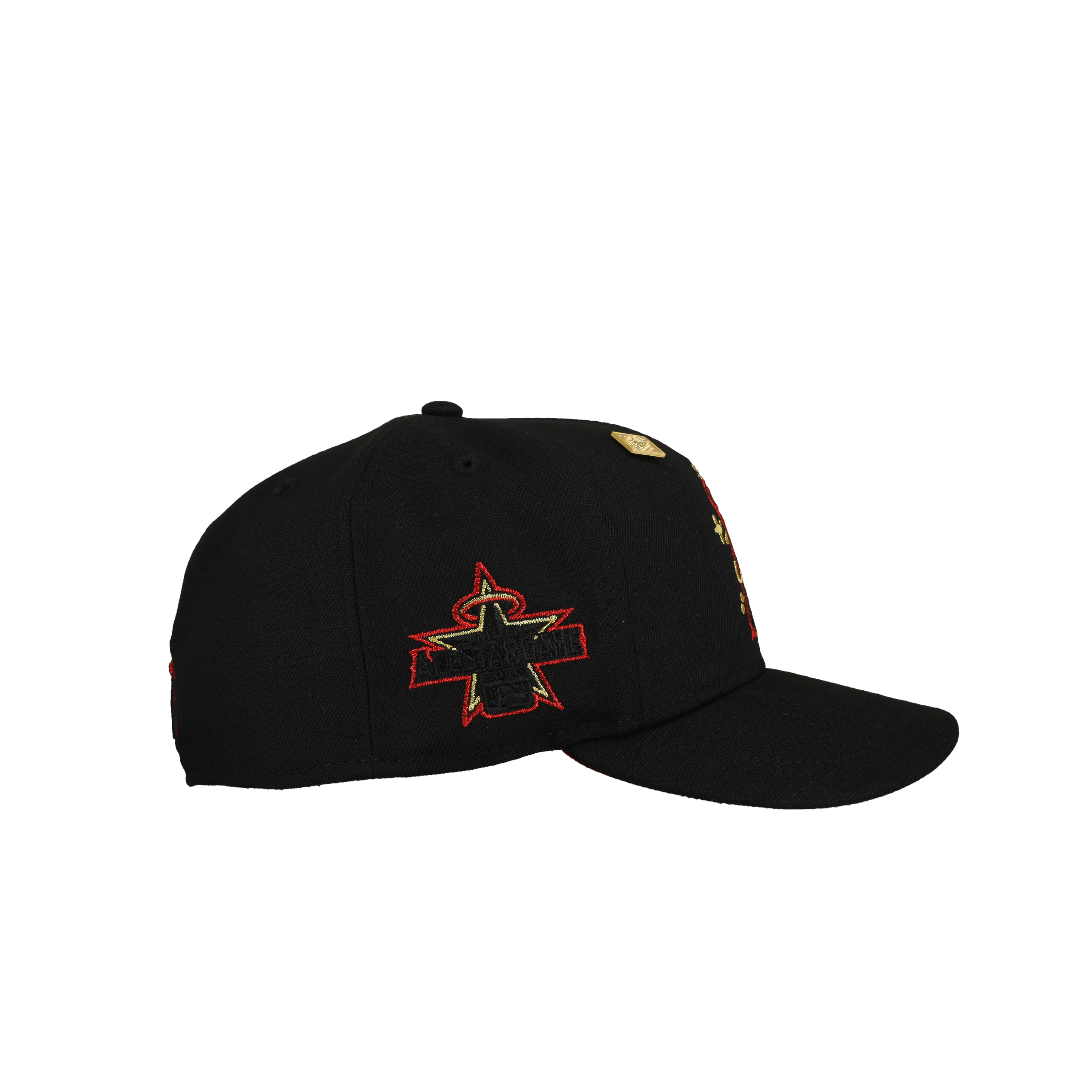 Anaheim Angels Celestial Metallic Blackout 2010 ASG (Red/Gold) 59Fifty Fitted Hat