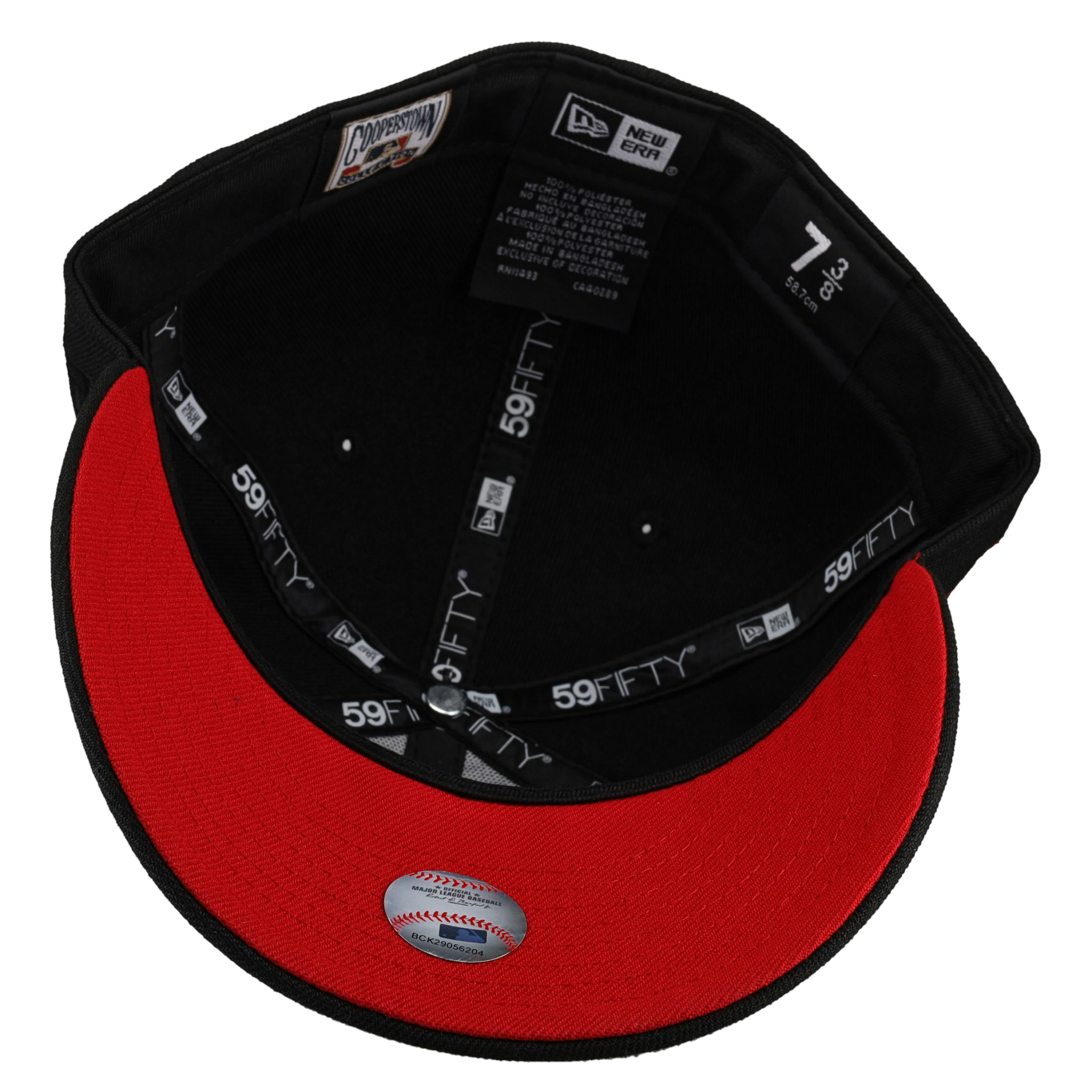 Anaheim Angels Celestial Metallic Blackout 2010 ASG (Red/Gold) 59Fifty Fitted Hat