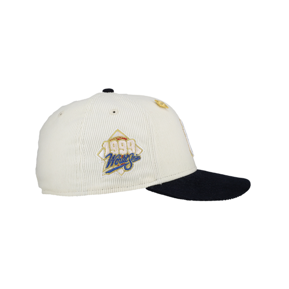 New York Yankees 1999 Chrome Metallic Corduroy Fitted Hat