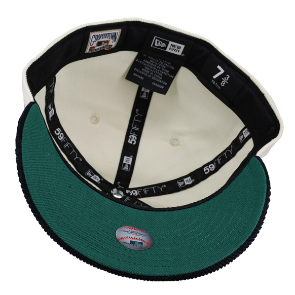 New York Yankees 1999 Chrome Metallic Corduroy Fitted Hat