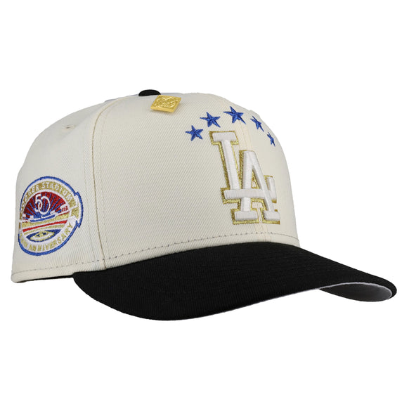 Los Angeles Dodgers Metallic Stars 50th Anniversary 59Fifty Fitted Hat