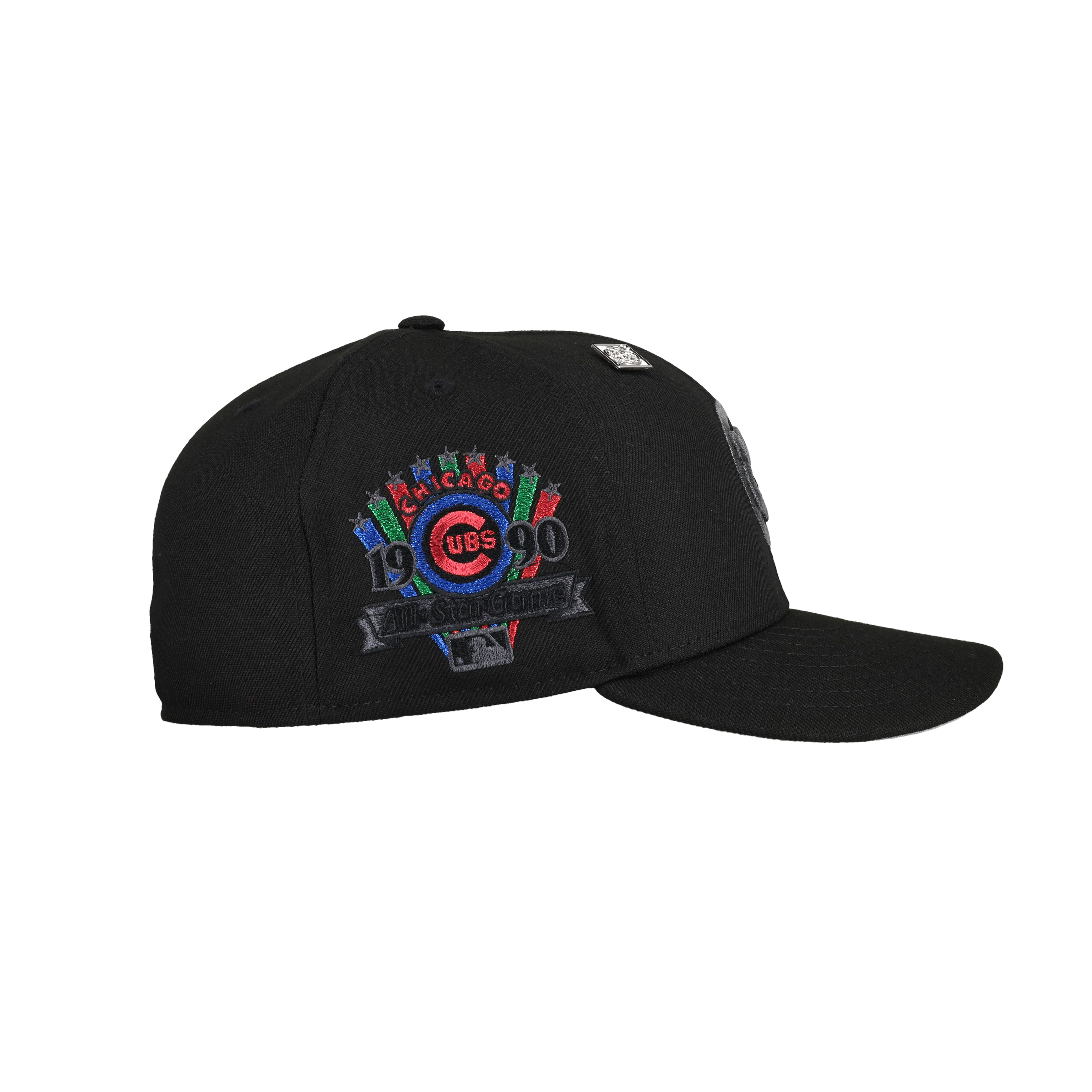 Chicago Cubs 1990 ASG Black Out/Metallic 59Fifty Fitted Hat