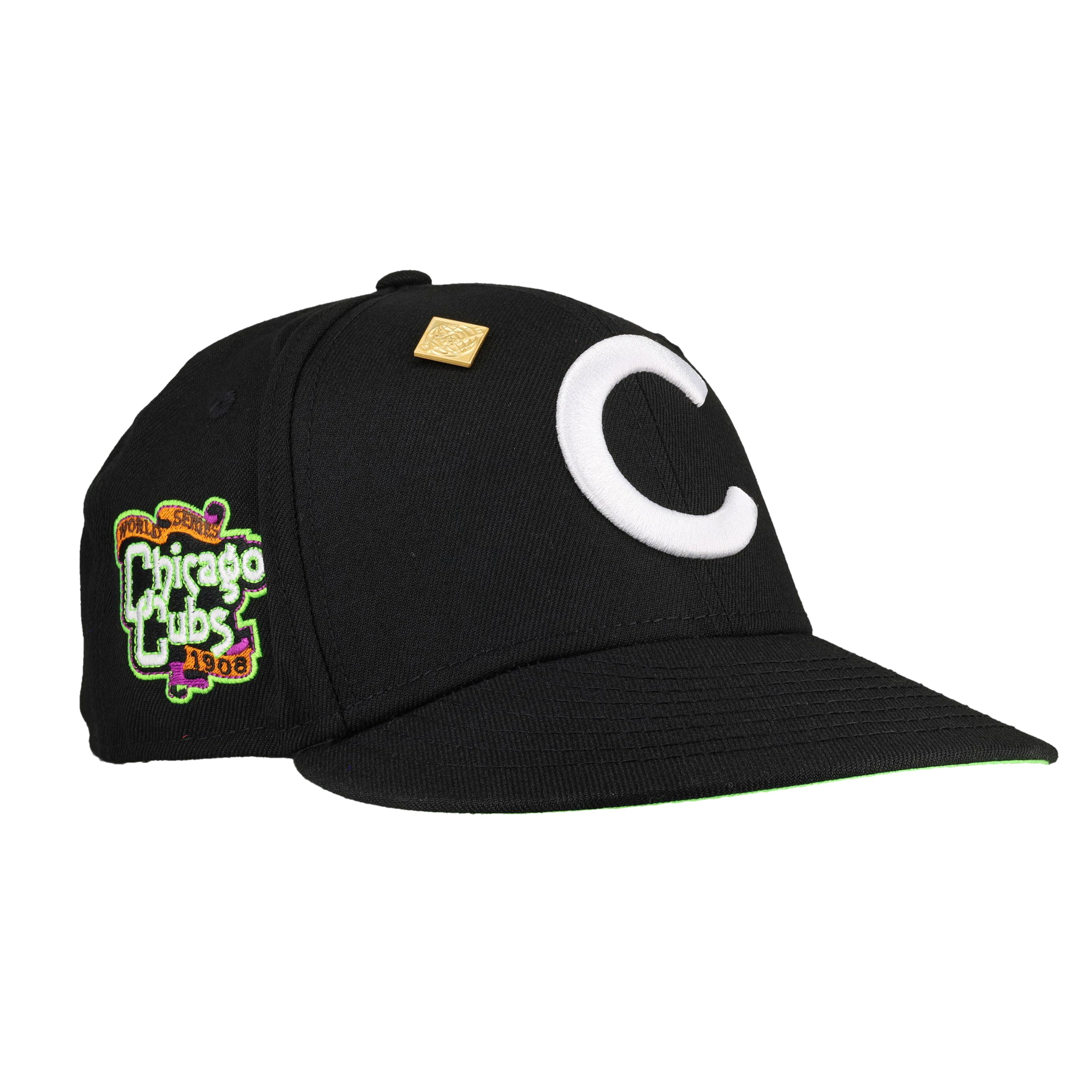 Chicago Cubs Neon 1908 World Series 59fifty Fitted Hat