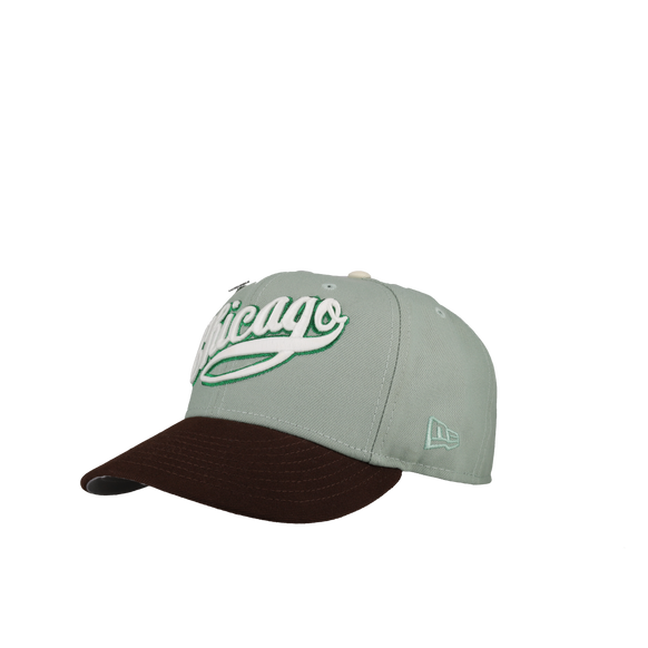 Chicago Cubs Wrigley Field Seafoam 59Fifty Fitted Hat