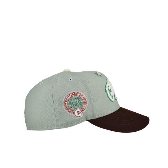 Chicago Cubs Wrigley Field Seafoam 59Fifty Fitted Hat