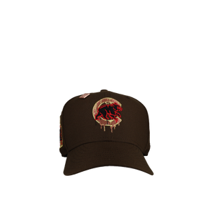 Chicago Cubs 2016 WS Walnut Drip Metallic 59Fifty Fitted Hat