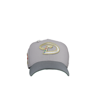 Arizona Diamondbacks 2001 WS Champions Grey Two Tone Metallic 59Fifty Fitted Hat