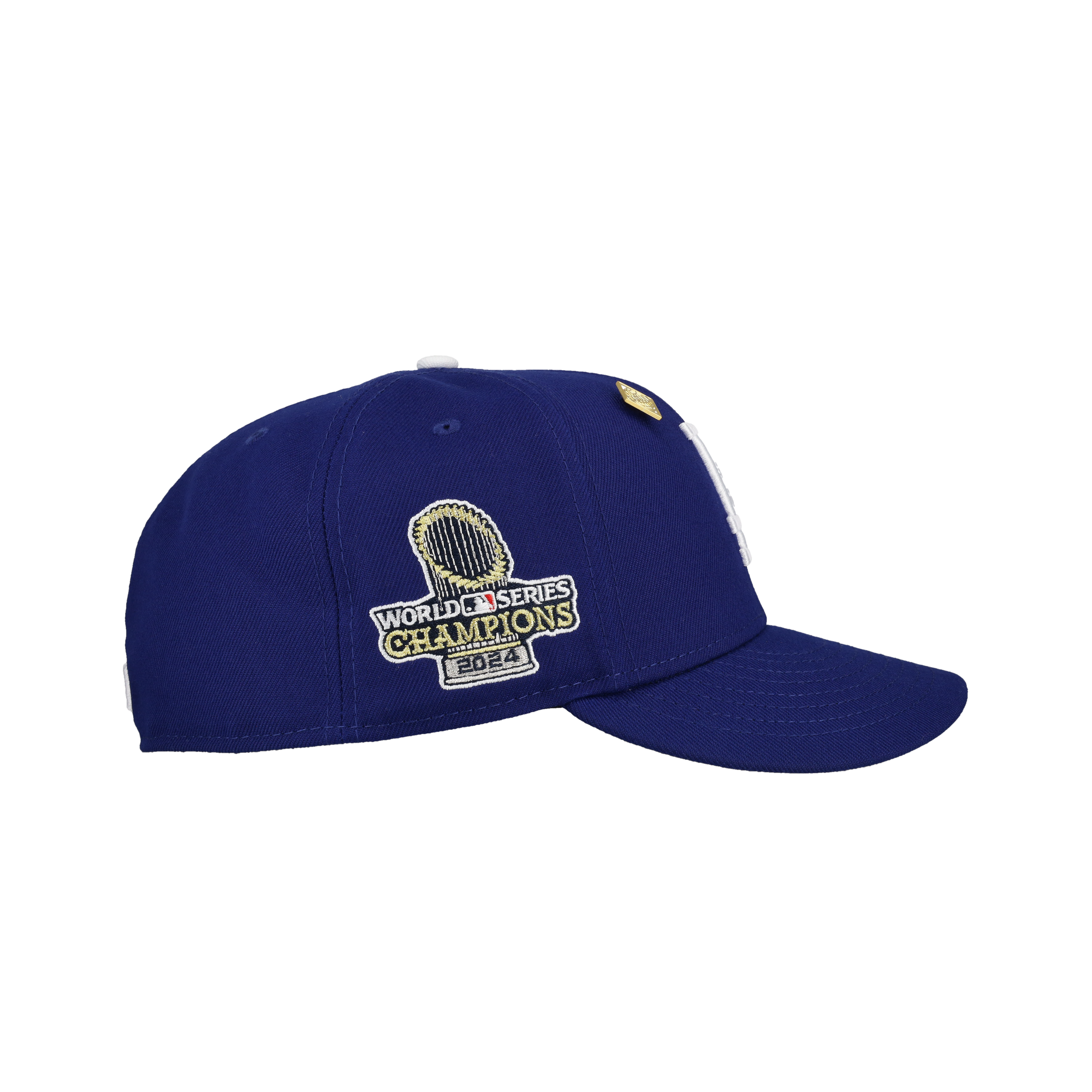 Los Angeles Dodgers 2024 World Series Trophy Blue/Grey 59Fifty Fitted Hat