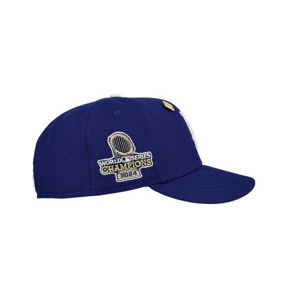 Los Angeles Dodgers 2024 World Series Trophy Blue/Grey 59Fifty Fitted Hat