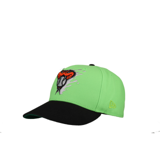 Arizona Diamondbacks 25th Anniversary Lime Green Halloween Metallic 59Fifty Fitted Hat