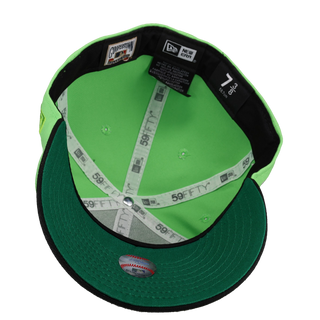 Arizona Diamondbacks 25th Anniversary Lime Green Halloween Metallic 59Fifty Fitted Hat