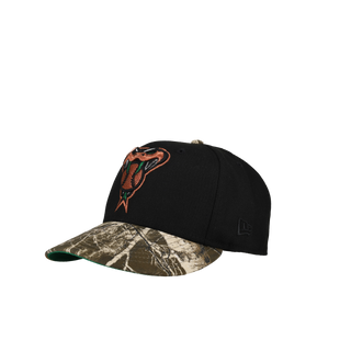 Arizona Diamondbacks 25th Anniversary Real Tree Copper Metallic 59Fifty Fitted Hat