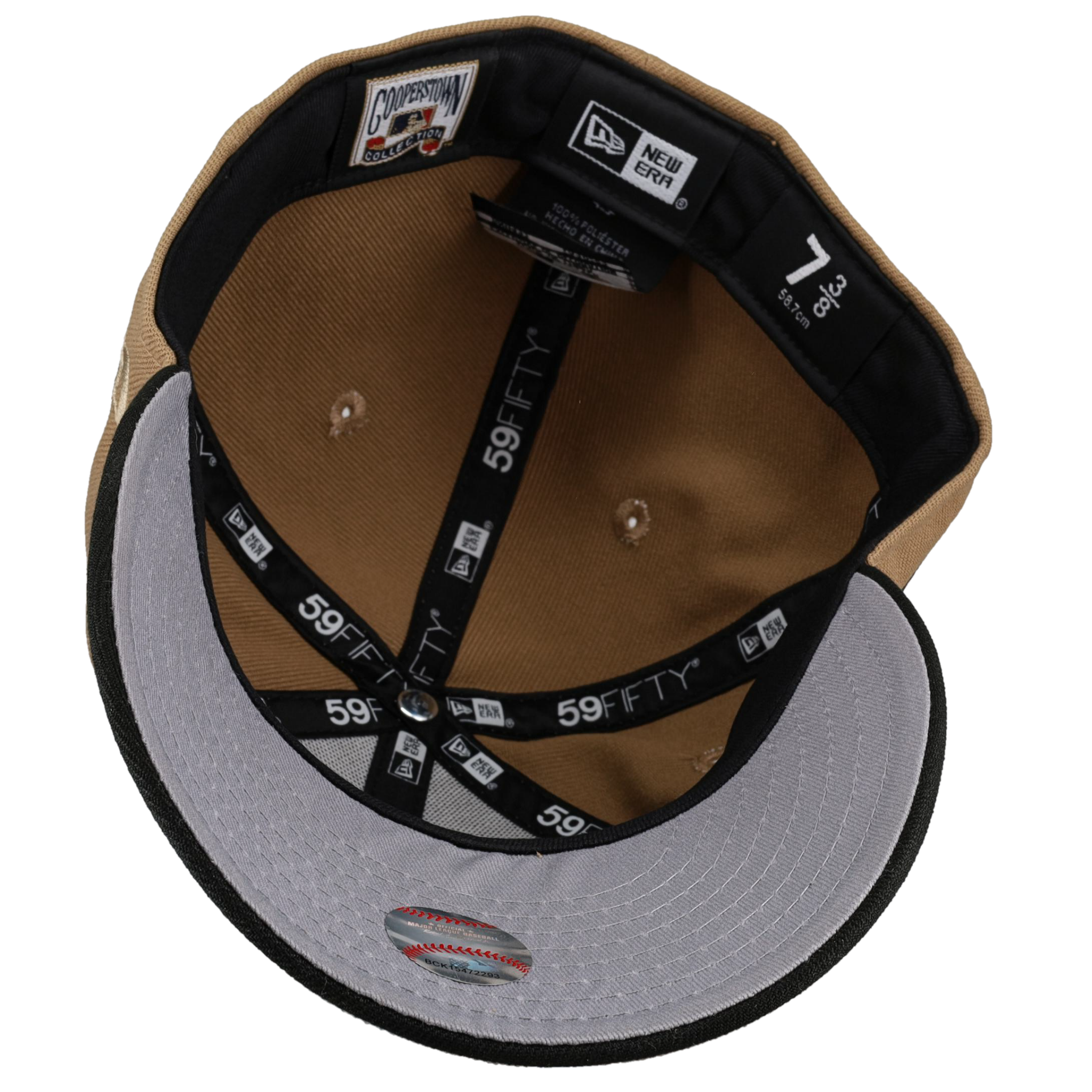 Tampa Bay Rays Tropicana Field Tan Metallic 59Fifty Fitted Hat