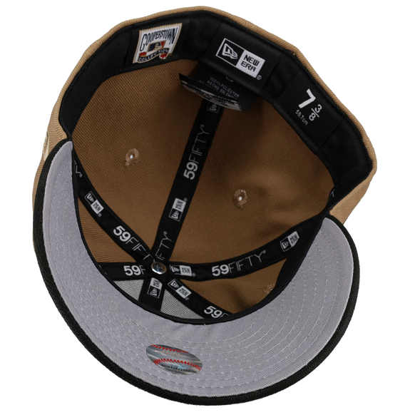 Tampa Bay Rays Tropicana Field Tan Metallic 59Fifty Fitted Hat