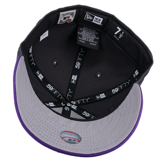 Arizona Diamondbacks 25th Anny Graphite Purple Metallic 59Fifty Fitted Hat