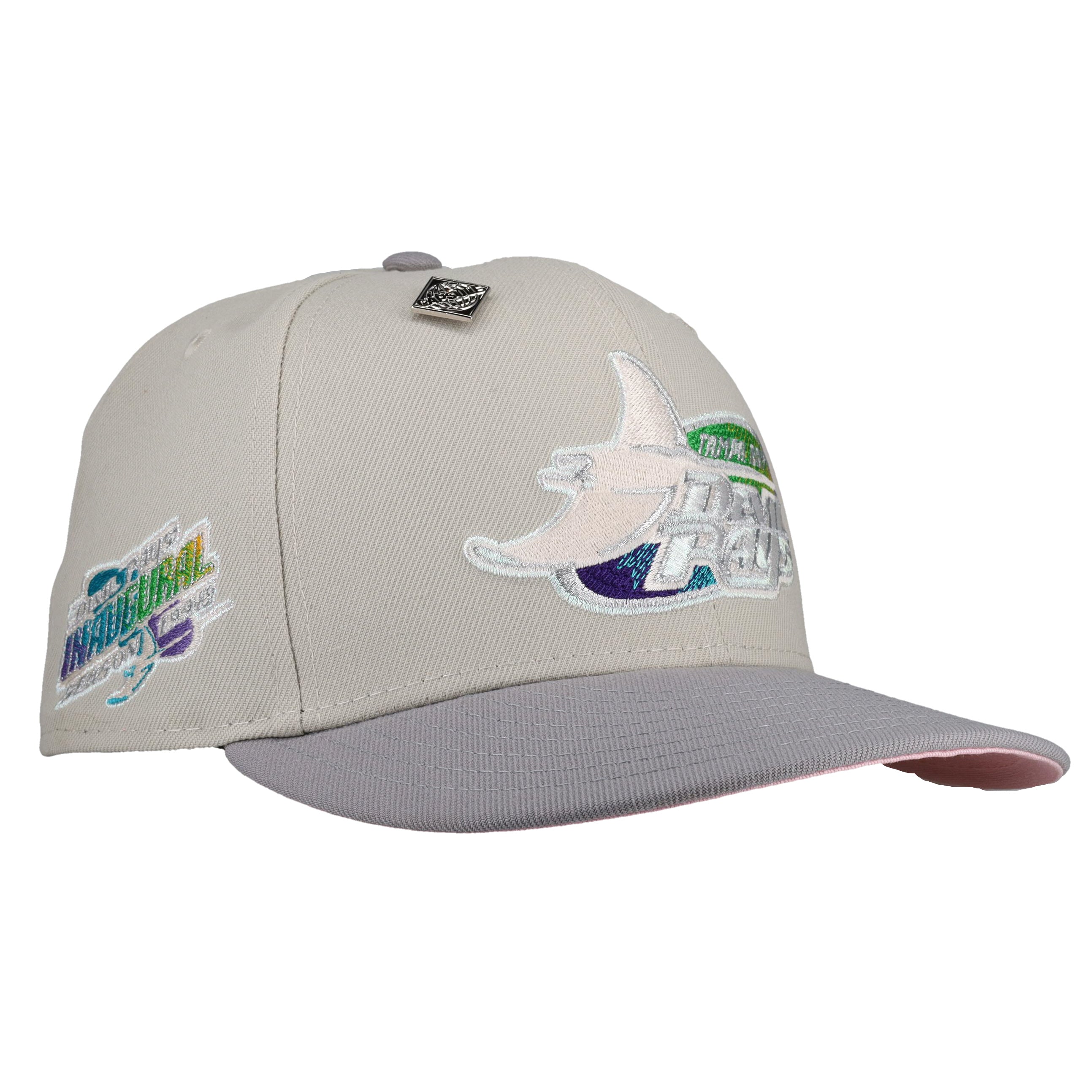 Tampa Bay Rays Inaugural Season Diamond Stone Metallic 59Fifty Fitted Hat