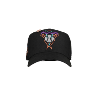 Arizona Diamondbacks 25th Anny Metallic Black Crown 59Fifty Fitted Hat (Copy)