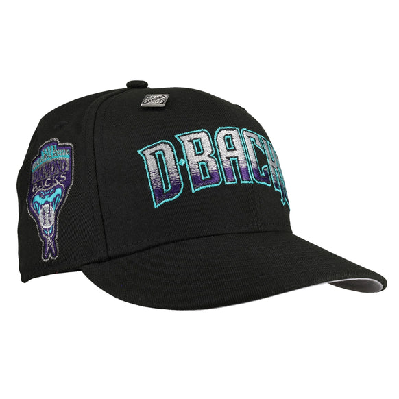 Arizona Diamondbacks 1998 Inaugural Metallic Script 59Fifty Fitted Hat