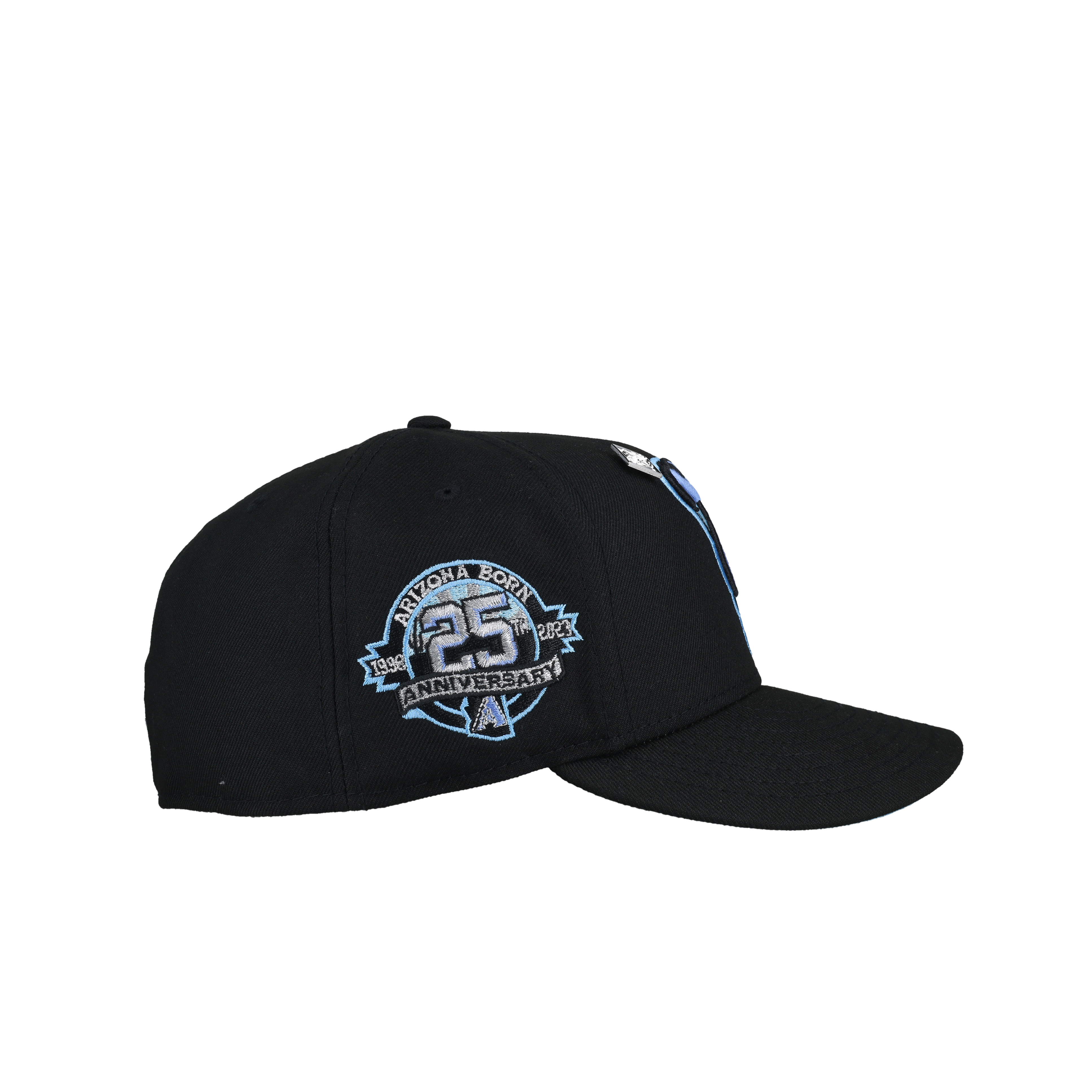 Arizona Diamondbacks 25th Anny Black Icey Metallic 59Fifty Fitted Hat