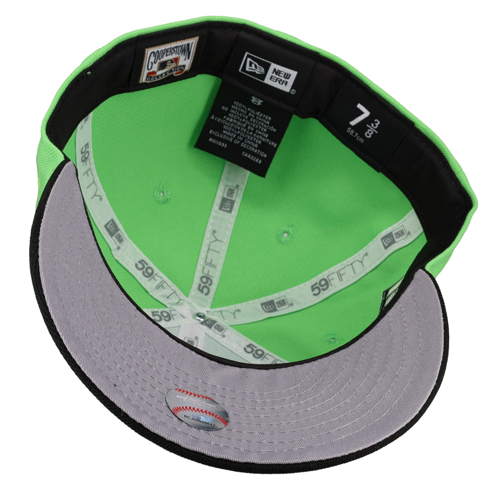 Arizona Diamondbacks 25th Anniversary Lime Metallic 59Fifty Fitted Hat