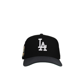 Los Angeles Dodgers 40th New Era 9Fifty A Frame Snapback Hat (Black/Graphite)