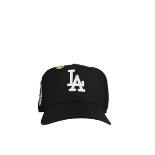 Los Angeles Dodgers 40th Anniversary Pink Black Gold Metallic 59Fifty Fitted Hat