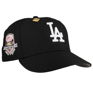 Los Angeles Dodgers 40th Anniversary Pink Black Gold Metallic 59Fifty Fitted Hat