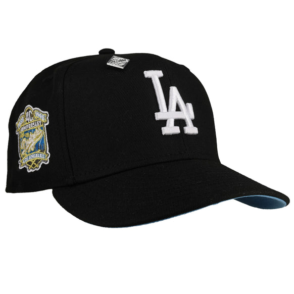 Los Angeles Dodgers 40th Anniversary Black Gold Metallic 59Fifty Fitted Hat