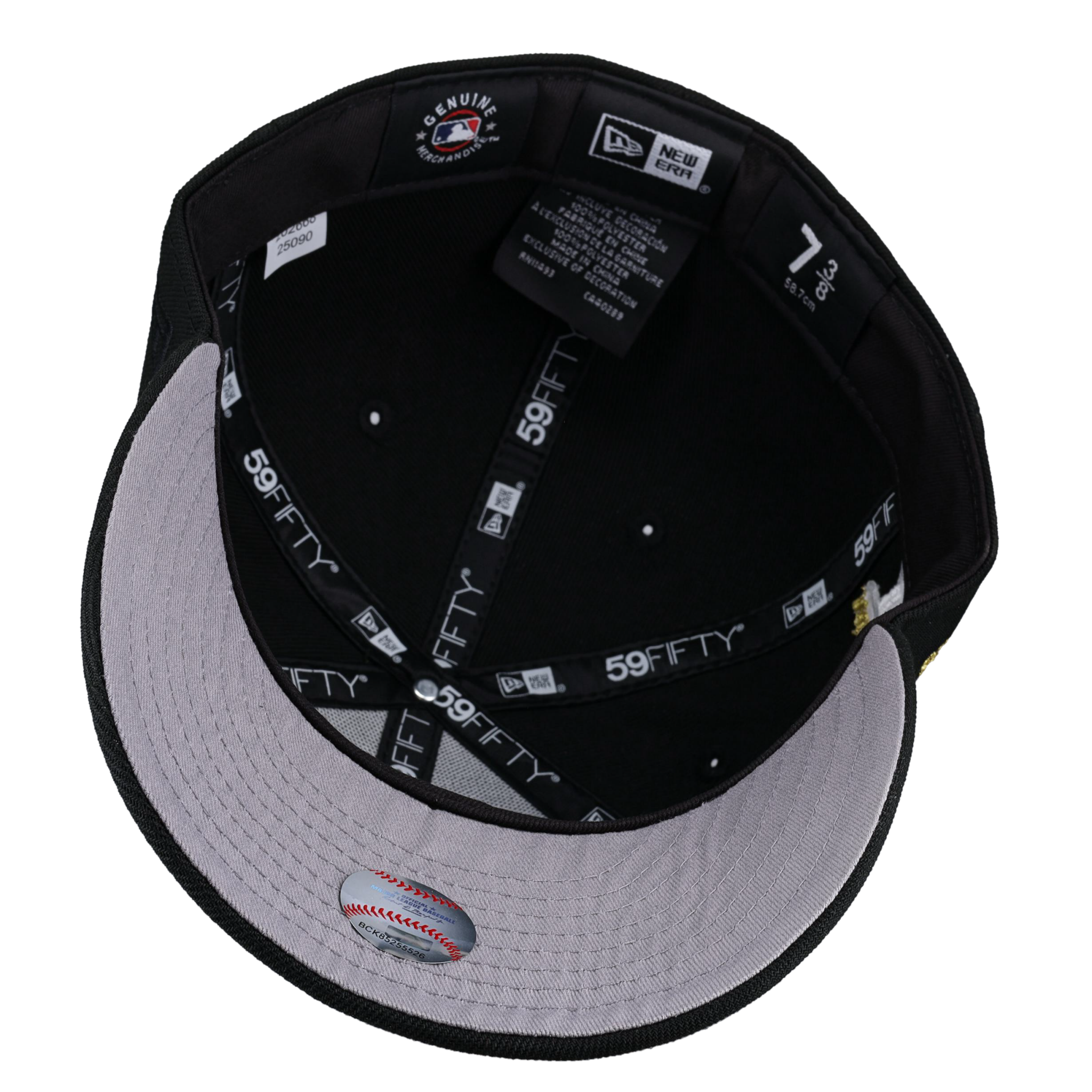 Los Angeles Dodgers 2025 Tokyo Series Black/Gold Metallic 59Fifty Fitted Hat
