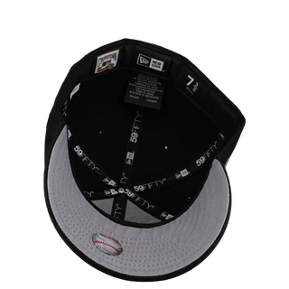 Los Angeles Dodgers World Series Royal Blackout Metallic Script 59Fifty Fitted Hat