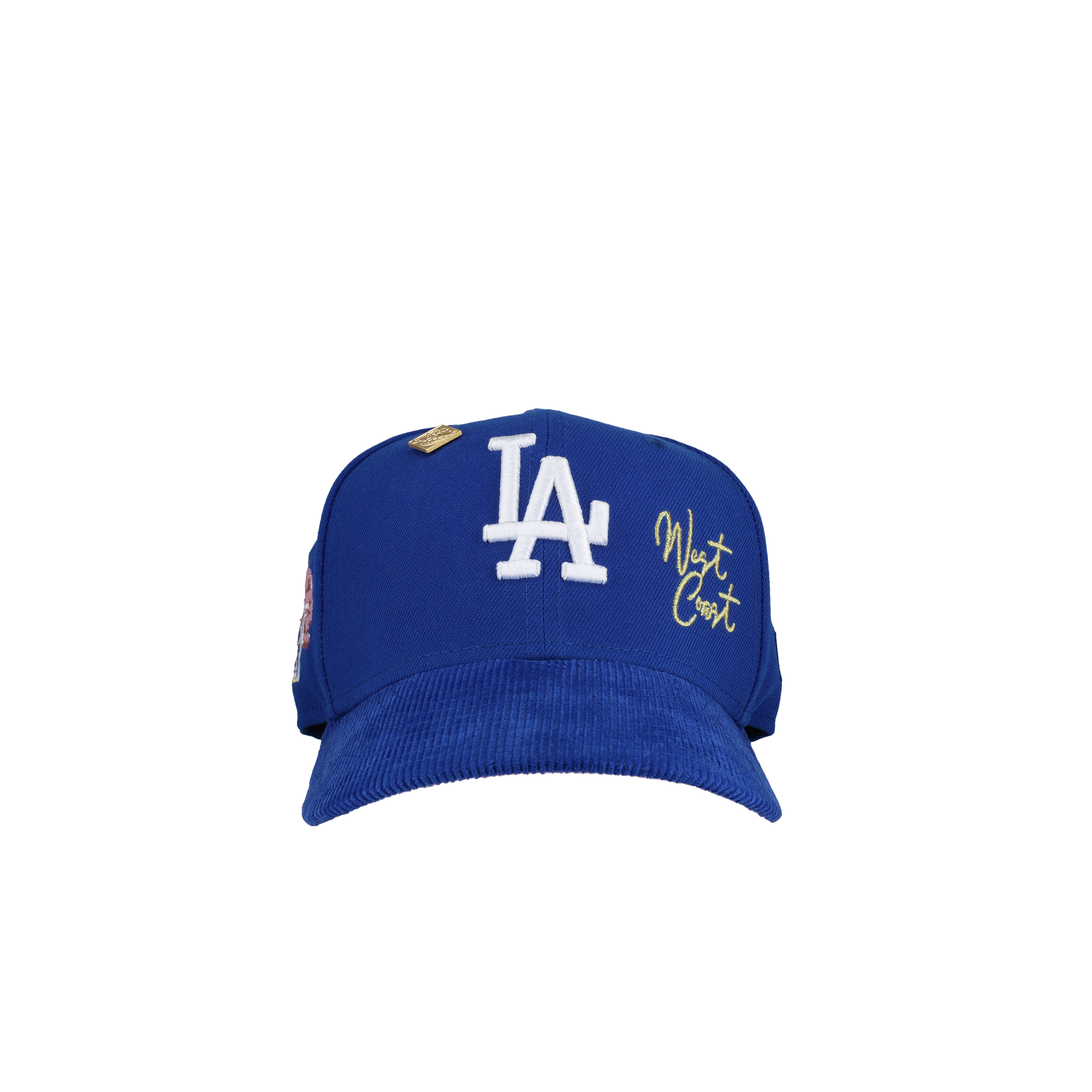 Los Angeles Dodgers 2025 Tokyo Series West Coast Blue Corduroy Metallic 59Fifty Fitted Hat