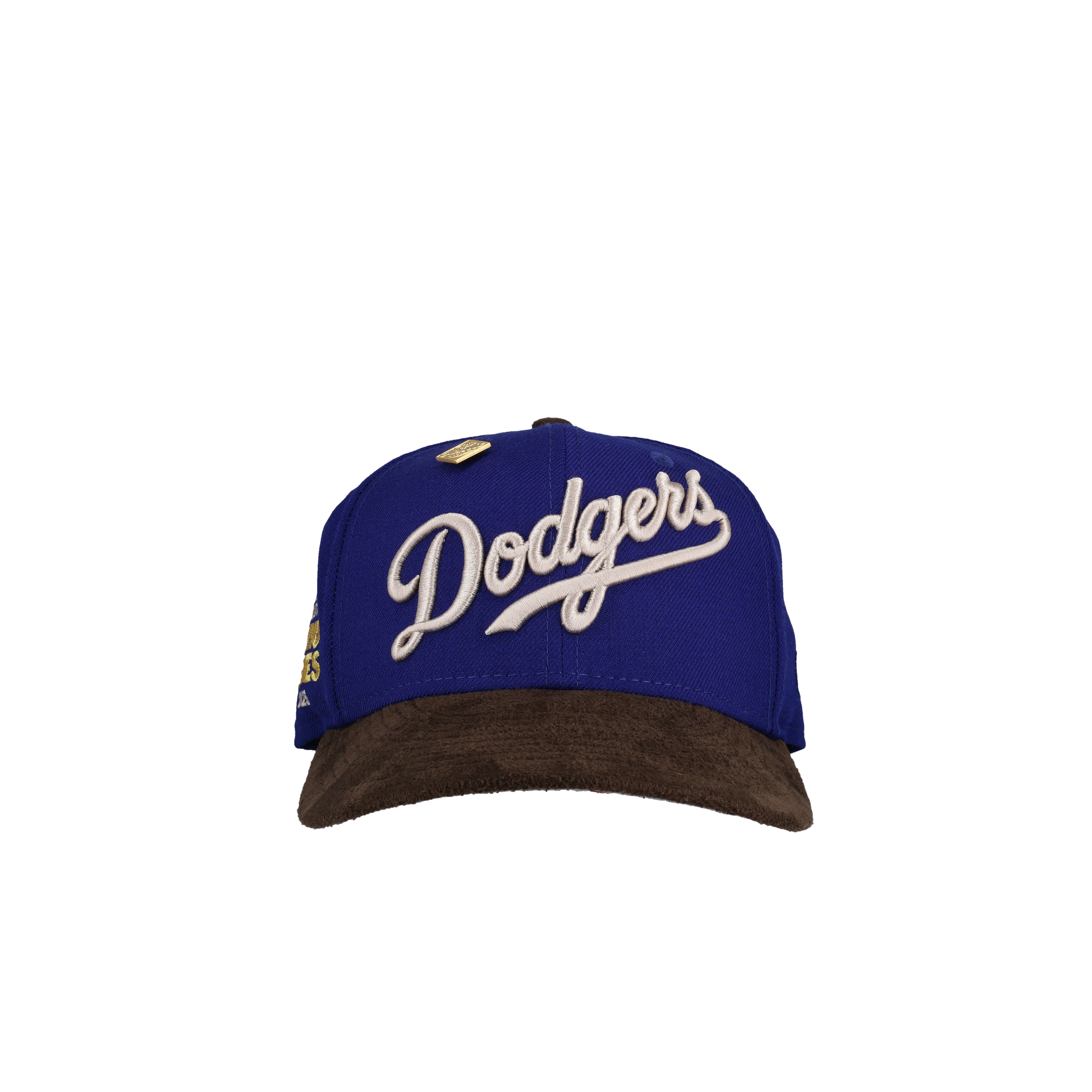 Los Angeles Dodgers 2025 Tokyo Series Royal Brown Suede Metallic 59Fifty Fitted Hat