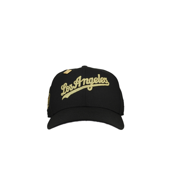 Los Angeles Dodgers 2024 World Series Chainstitch Gold Metallic 59Fifty Fitted Hat