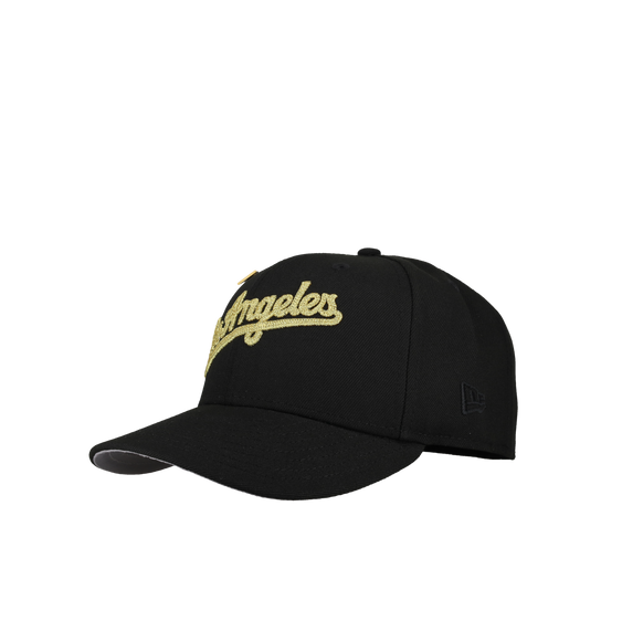 Los Angeles Dodgers 2024 World Series Chainstitch Gold Metallic 59Fifty Fitted Hat
