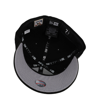 Los Angeles Dodgers 50th Anniversary Black Gold/Copper Trim 59Fifty Fitted Hat