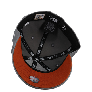 Los Angeles Dodgers Storm Grey 40th Anniversary Metallic 59Fifty Fitted Hat