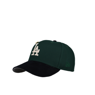 Los Angeles Dodgers 40th Anniversary Green Navy Corduroy Metallic 59Fifty Fitted Hat