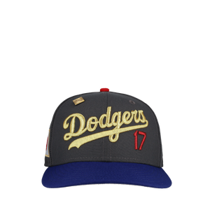Los Angeles Dodgers Graphite Gold Blue Japan Metallic 59Fifty Fitted Hat