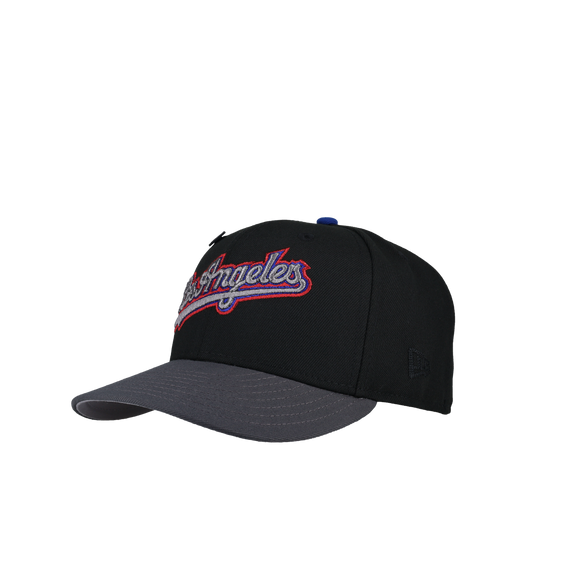 Los Angeles Dodgers Olympic Stadium Black/Graphite Metallic 59Fifty Fitted Hat