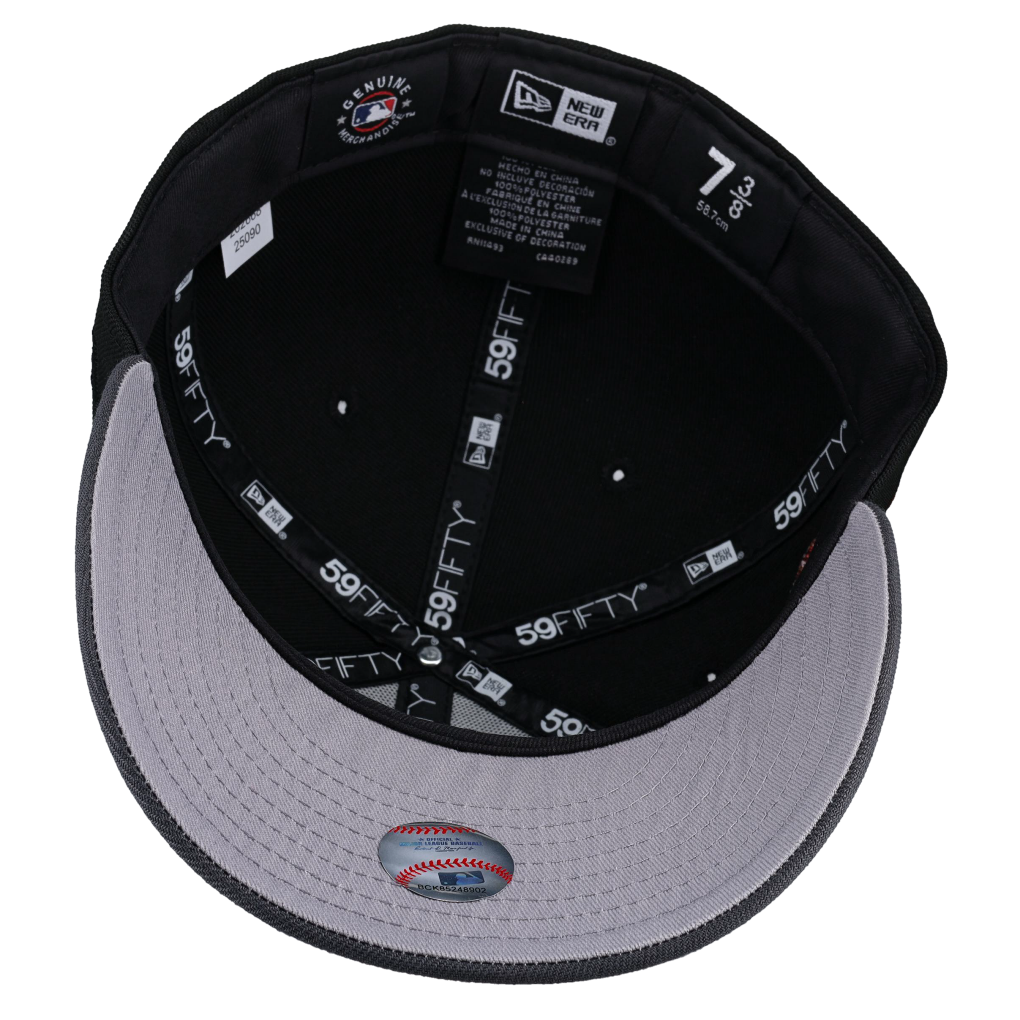 Los Angeles Dodgers Olympic Stadium Black/Graphite Metallic 59Fifty Fitted Hat
