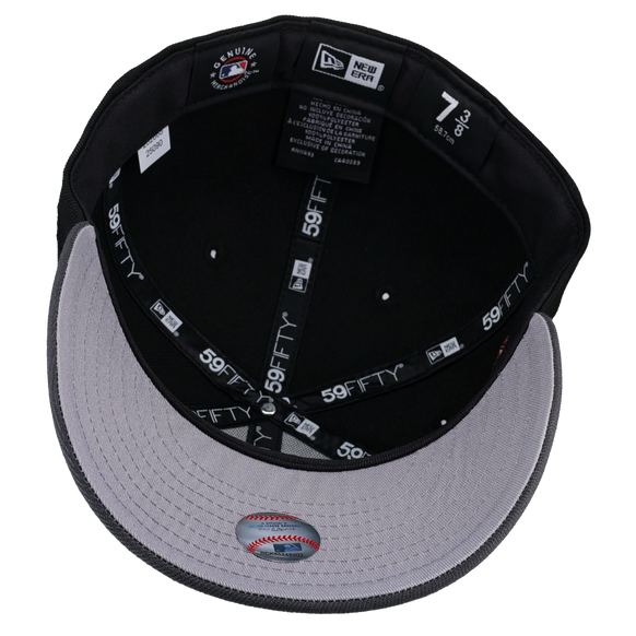 Los Angeles Dodgers Olympic Stadium Black/Graphite Metallic 59Fifty Fitted Hat