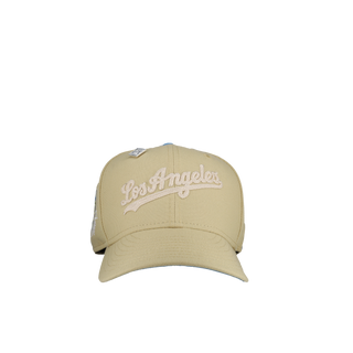 Los Angeles Dodgers 50th Anniversary Vegas Gold 59Fifty Fitted Hat