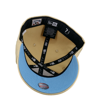 Los Angeles Dodgers 50th Anniversary Vegas Gold 59Fifty Fitted Hat