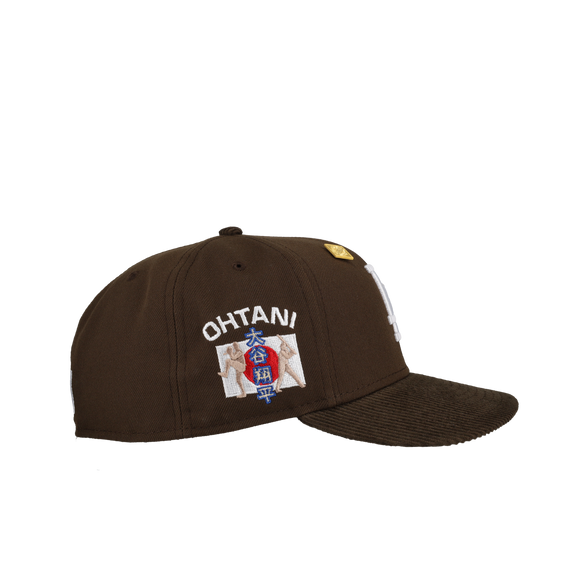 Los Angeles Dodgers Walnut Corduroy Ohtani 59Fifty Fitted Hat