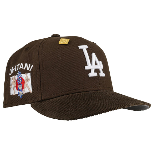 Los Angeles Dodgers Walnut Corduroy Ohtani 59Fifty Fitted Hat