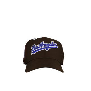 Los Angeles Dodgers 1984 Olympic Walnut Script Metallic 59Fifty Fitted Hat