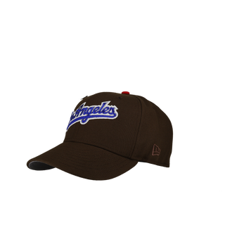 Los Angeles Dodgers 1984 Olympic Walnut Script Metallic 59Fifty Fitted Hat